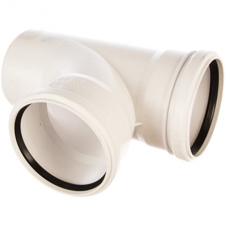 Тройник для канализации Rehau Raupiano max flow 110/110х87° 11230051001